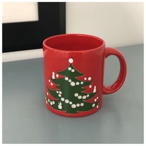 Waechtersbach red Christmas tree mug